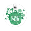Autocollant STOP PUB WWF