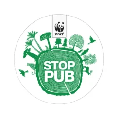 Autocollant STOP PUB WWF