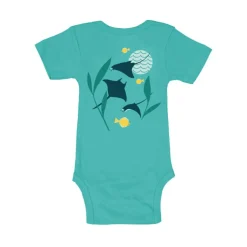 Body manches courtes Raie Manta- Coq en Pâte