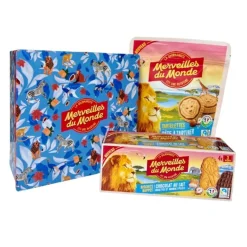 Boite signature biscuits - Merveilles du monde