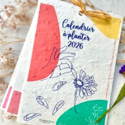 Calendrier à planter 2026 - Mains et fleurs