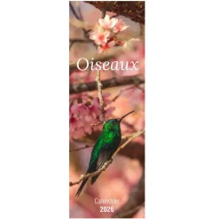 Calendrier long Oiseaux 2026