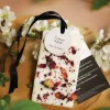 Carte florale parfumée à la rose