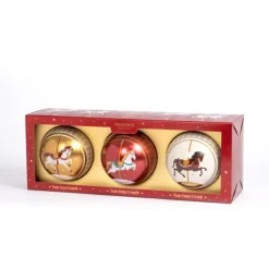 Coffret de 3 boules de noël tisanes féeriques