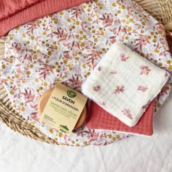 Coffret zéro déchets rose