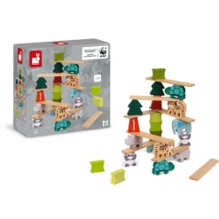 Jeu les animaux équilibristes en bois