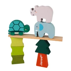 Jeu les animaux équilibristes en bois