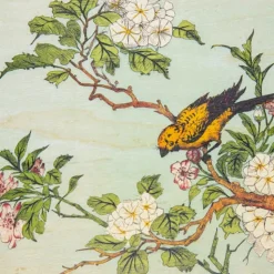 Lot de 3 cartes en bois oiseaux