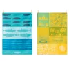 Lot de 2 torchons artisanaux - Les citrons verts & les poissons