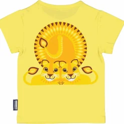 T-shirt Mibo Lion jaune - Coq en pâte