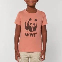 T-shirt rose WWF coton bio