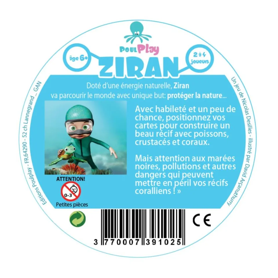 Ziran et les récifs coralliens